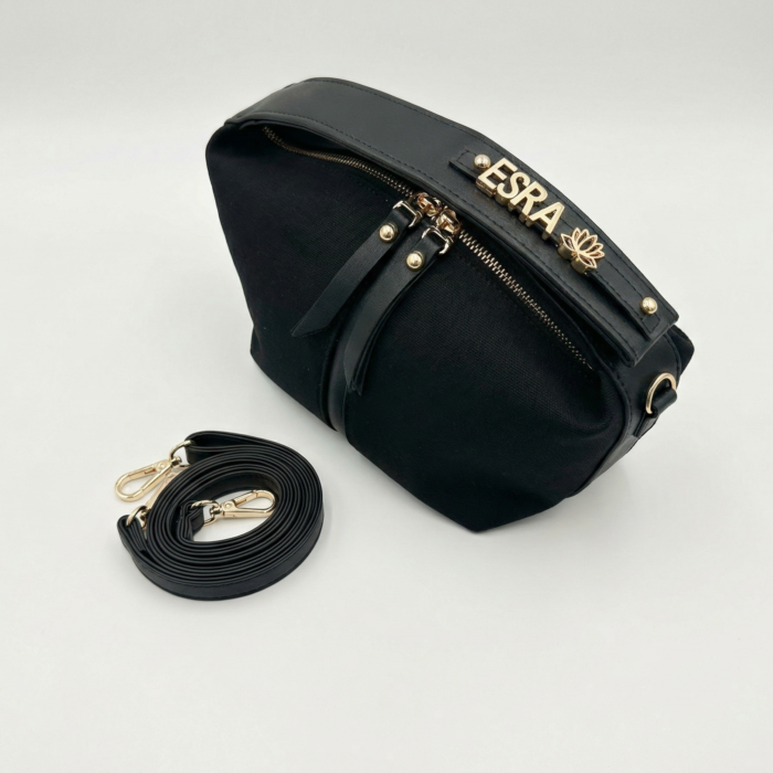 Siyah Charm Çanta